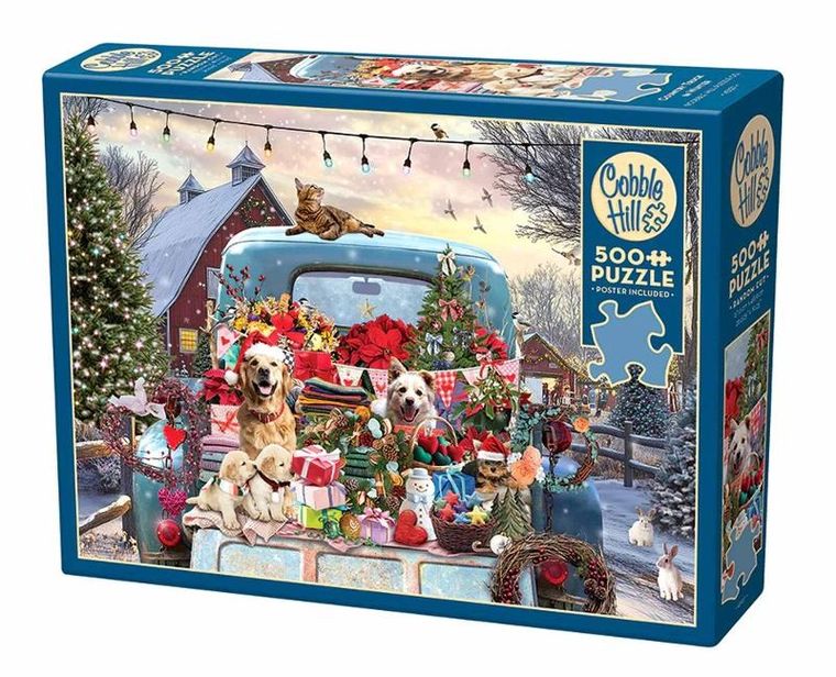 Cobble Hill, Zimowa przejażdżka, puzzle, 500 elementów