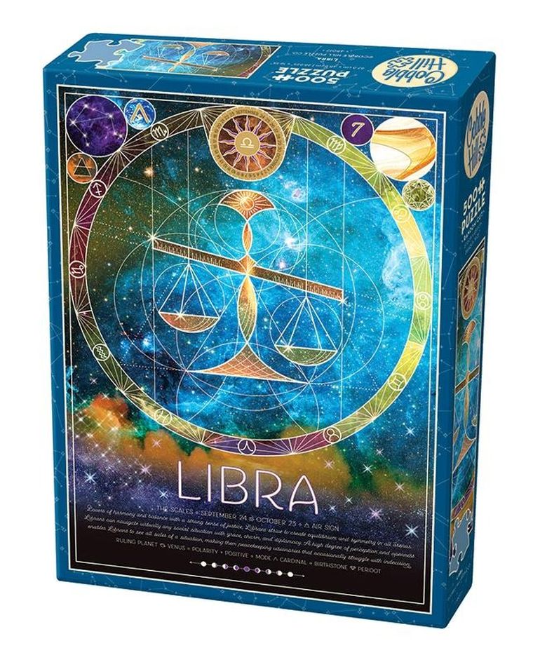 Cobble Hill, Znaki zodiaku Waga, puzzle, 500 elementów