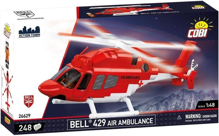 Cobi, Action Town, Bell, 429 Air Ambulance, klocki, 248 elementów