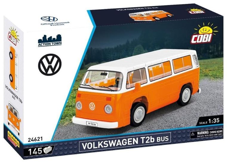 Cobi, Action Town, Volkswagen T2b Bus, klocki, 145 elementów
