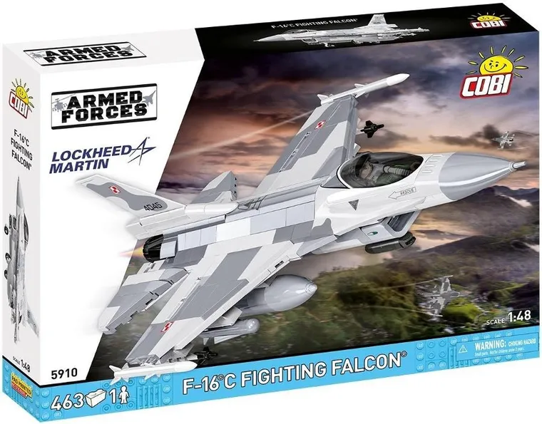 Cobi, Armed Forces, F-16C Fighting Falcon, klocki, 1:48, 463 elementy