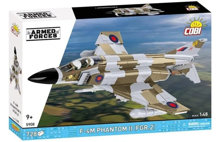 Cobi, Armed Forces, F-4M Phantom II, klocki, 1:48, 728 elementów