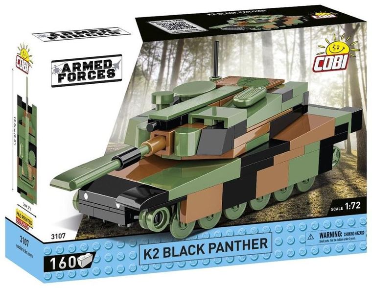 Cobi, Armed Forces, K2 Black Panther, klocki, 160 elementów