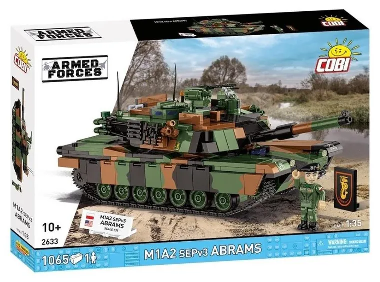 Cobi, Armed Forces, M1A2 Abrams (PL), klocki, 1:35, 1065 elementów