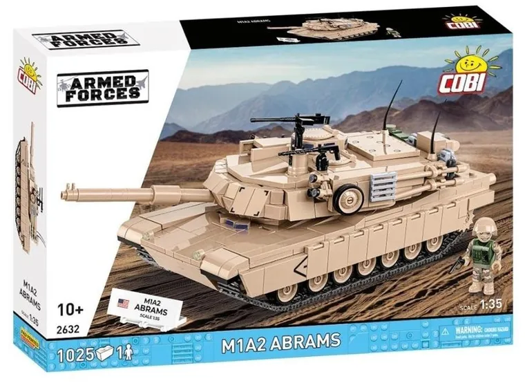 Cobi, Armed Forces, M1A2 Abrams (US), klocki, 1:35, 1025 elementów
