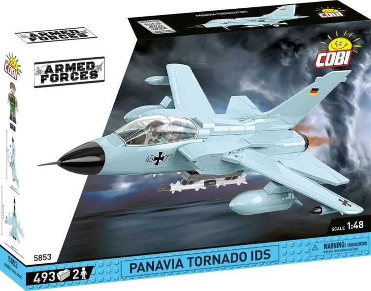 Cobi, Armed Forces Panavia Tornado IDS, wielozadaniowy myśliwiec, 5853, 493 klocki
