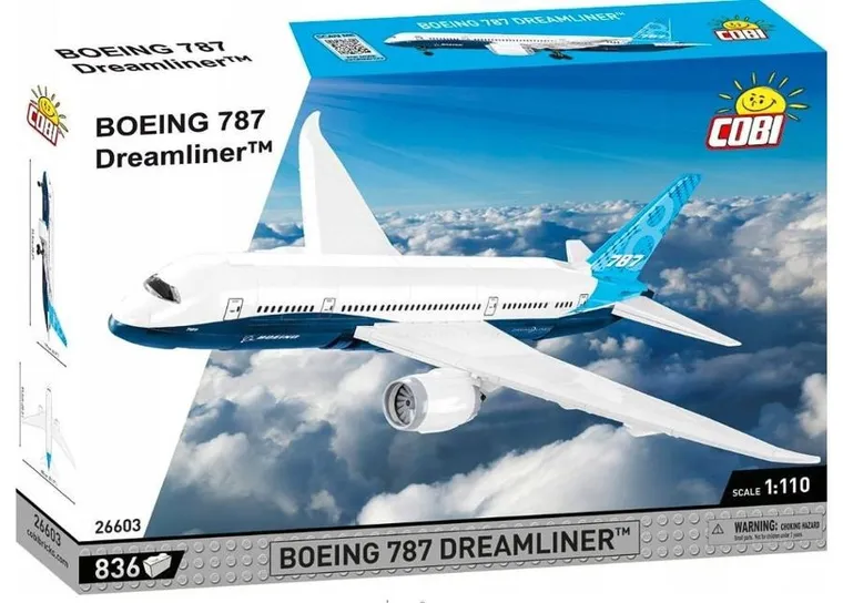 Cobi, Boeing 787 Dreamliner, klocki, 836 elementów