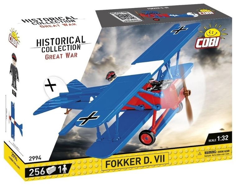 Cobi, Historical Collection, Great War, Fokker D. VII, klocki, 256 elementów