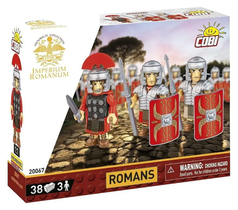 Cobi, Historical Collection Imperium Romanum, Rzymianie, figurki, 3 szt.
