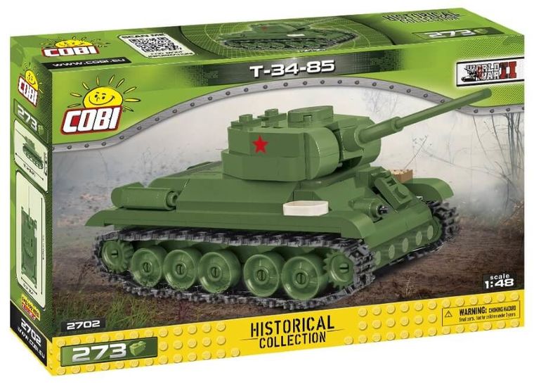 Cobi, Historical Collection, T-34-85 Rudy 102, 1:48, 271 klocków