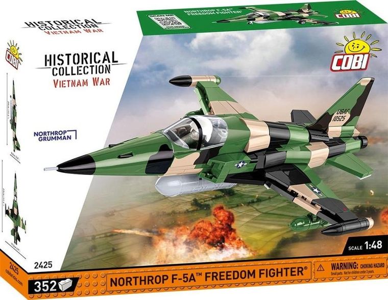 Cobi, Historical Collection, Vietnam War, Northrop F-5A Freedom Fighter, klocki, 1:48, 352 elementy