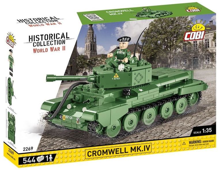 Cobi, Historical Collection, World War II, Cromwell Mk.IV, klocki, 1:35, 545 elementów