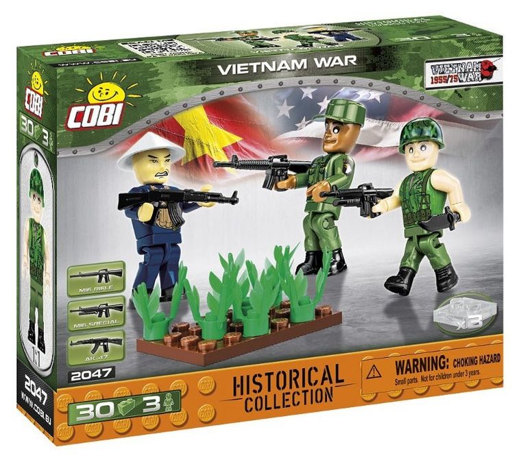 Cobi, Historical Collection WWII, figurki Wojna w Wietnamie, 30 klocków