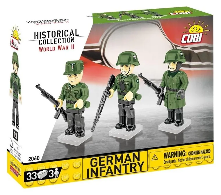 Cobi, Historical Collection WWII, German Infantry, klocki, 33 elementy