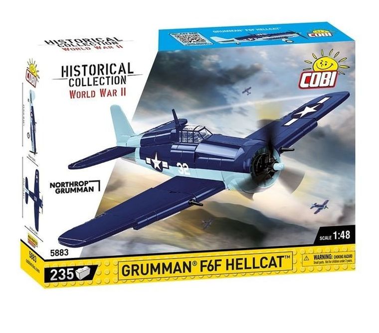 Cobi, Historical Collection WWII, Grumman F6F Hellcat, klocki, 235 elementów