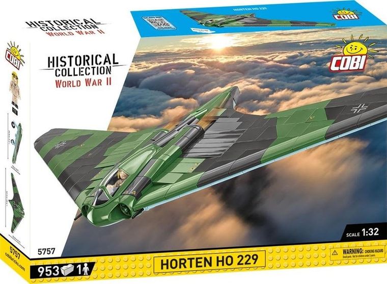 Cobi, Historical Collection WWII, Horten HO 229, 1:32, klocki, 953 elementy