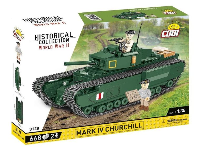 Cobi, Historical Collection WWII, Mark IV Churchill, klocki, 668 elementów