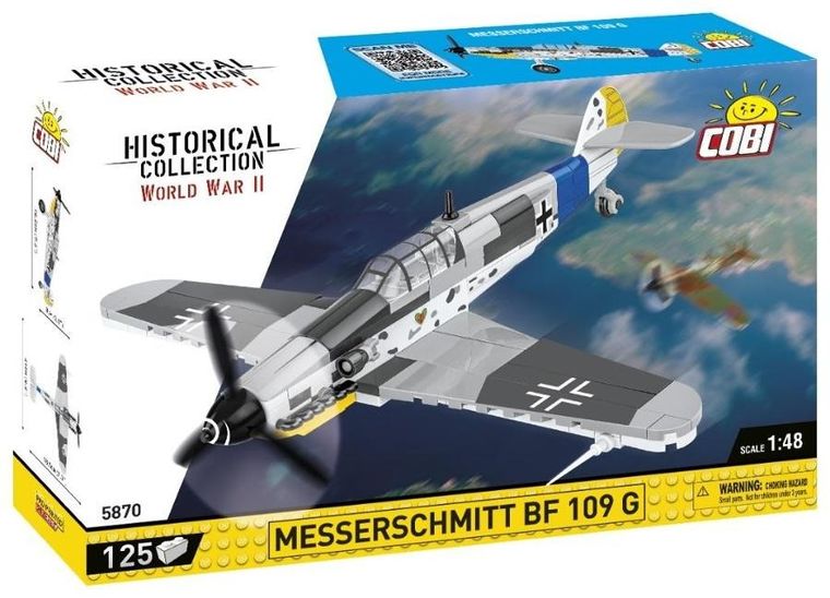 Cobi, Historical Collection WWII, Messerschmitt Bf 109 G, klocki, 125 elementów