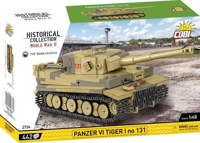 Cobi, Historical Collection WWII, Panzer VI Tiger I No. 131, klocki, 442 elementy