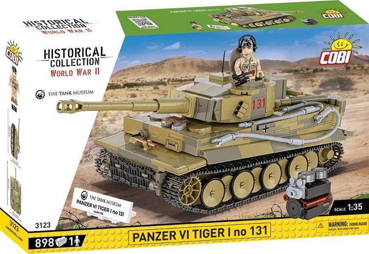 Cobi, Historical Collection WWII, Panzer VI Tiger I no, klocki, 131 elementów