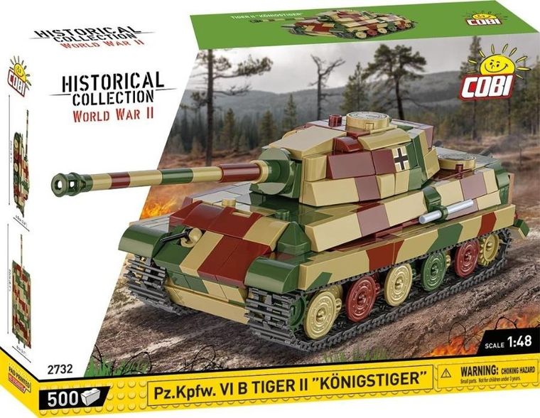 Cobi, Historical Collection WWII, Pz.Kpfw.Vi B Tiger II Königstiger, klocki, 500 elementów