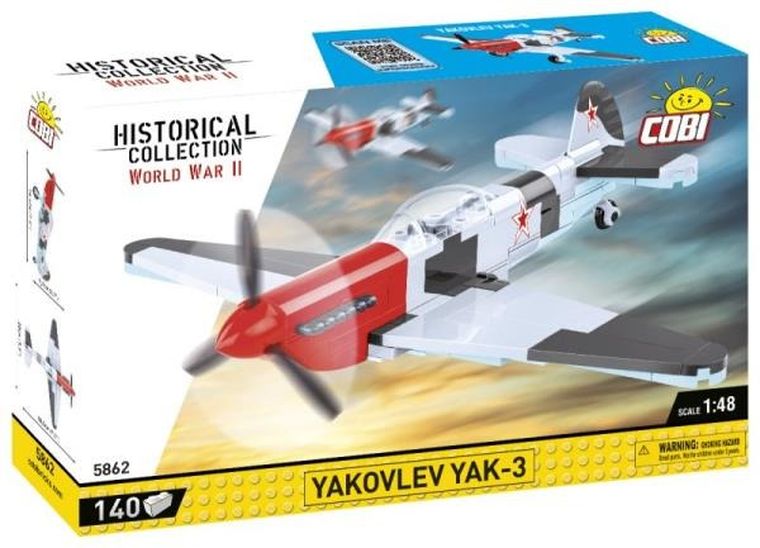 Cobi, Historical Collection, WWII, Yakovlev Yak-3, klocki, 140 elementów