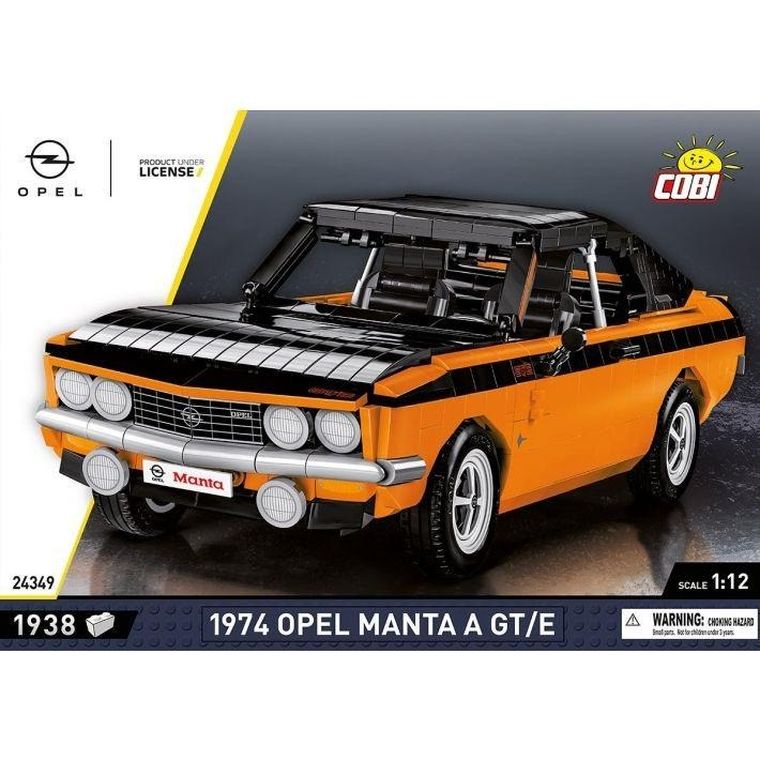 Cobi, Opel Manta A GT/E 1974, 1:12, klocki, 1938 elementów