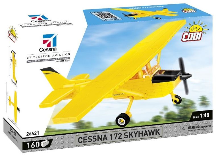Cobi, samoloty cywilne Cesna 172 Skyhawk, klocki, 160 elementów