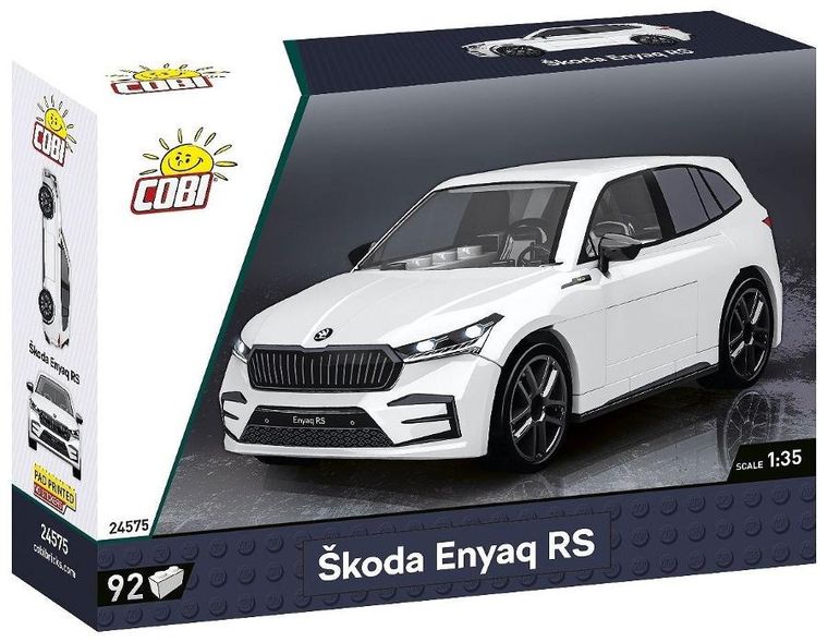 Cobi, Skoda Enyaq RS, klocki, 92 elementy
