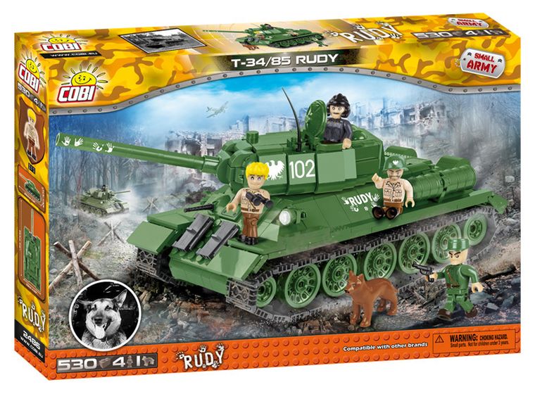 Cobi, Small Army, T-34/85 Rudy 102, 530 elementów