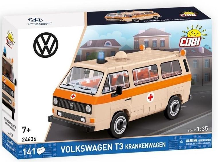 Cobi, Volkswagen T3 Krankenwagen, klocki, 1:35, 141 elementów