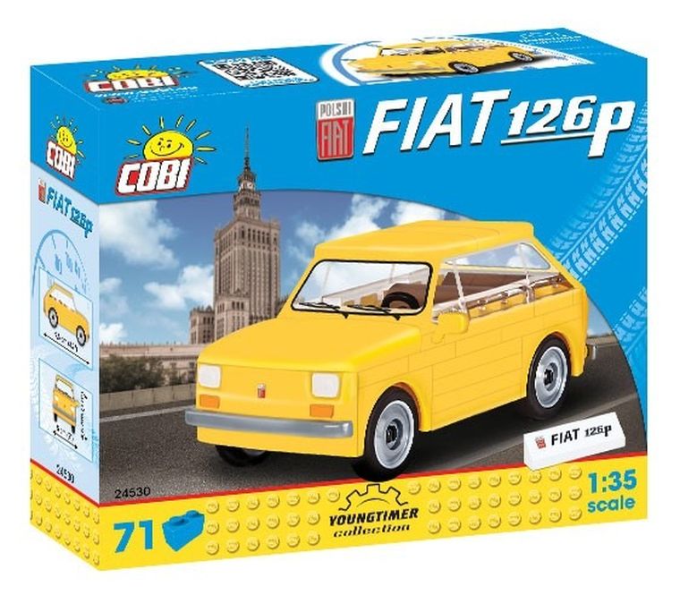 Cobi, Youngtimer, Polski Fiat 126P, klocki, 71 elementów