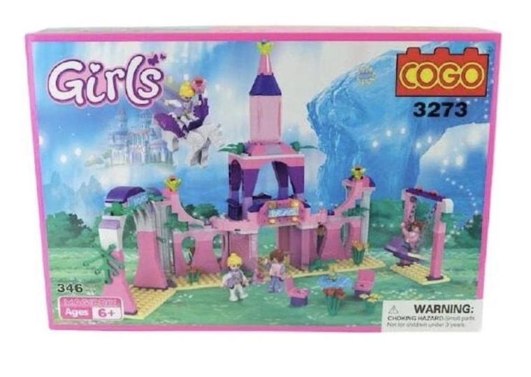Cogo, Zamek księżniczki, klocki, 346 elementów