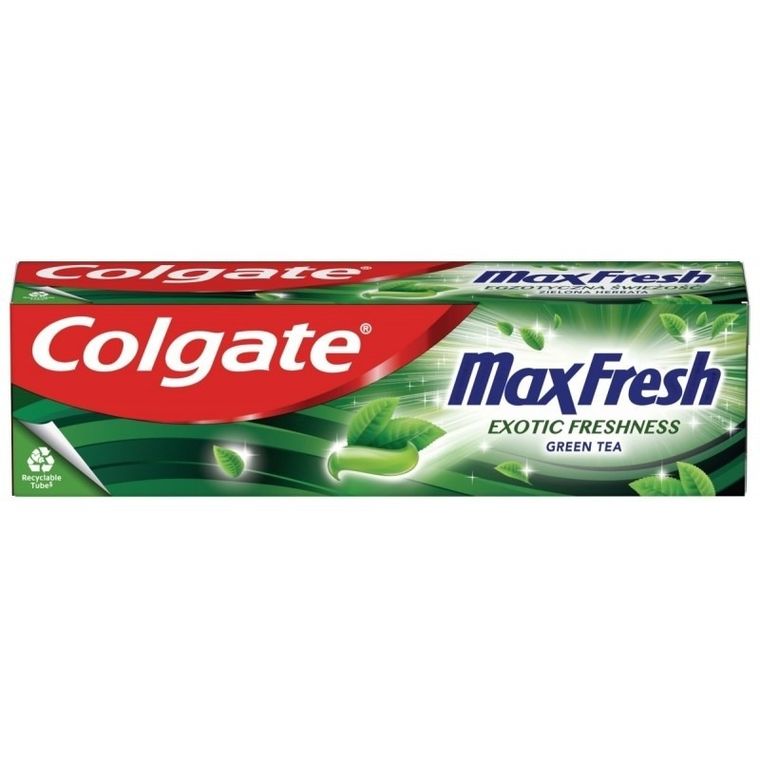 Colgate, MaxFresh, pasta do zębów, Green Tea, 75 ml