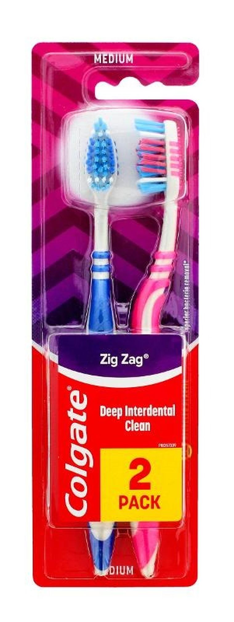 Colgate, Zig Zag Plus, szczoteczka, średnia