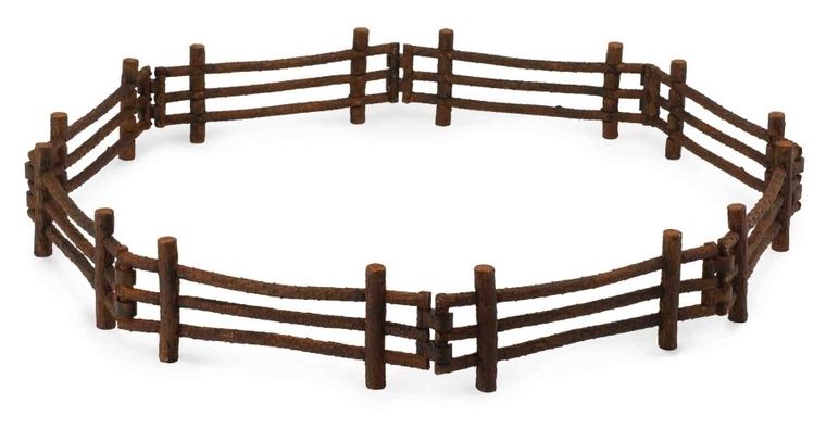 Collecta, brązowe ogrodzenie, zestaw, 89463
