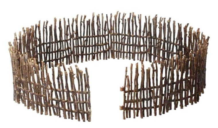 Collecta, brązowe ogrodzenie, zestaw, 89464