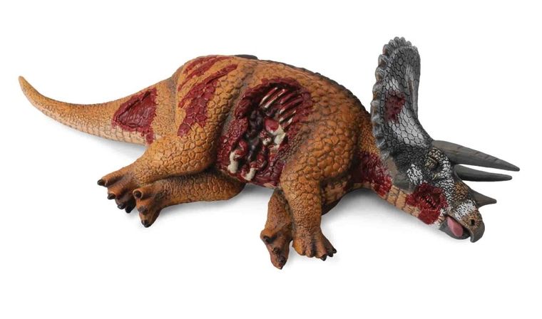 Collecta, dinozaur Triceratops, Ofiara dinozaura, figurka, 88528