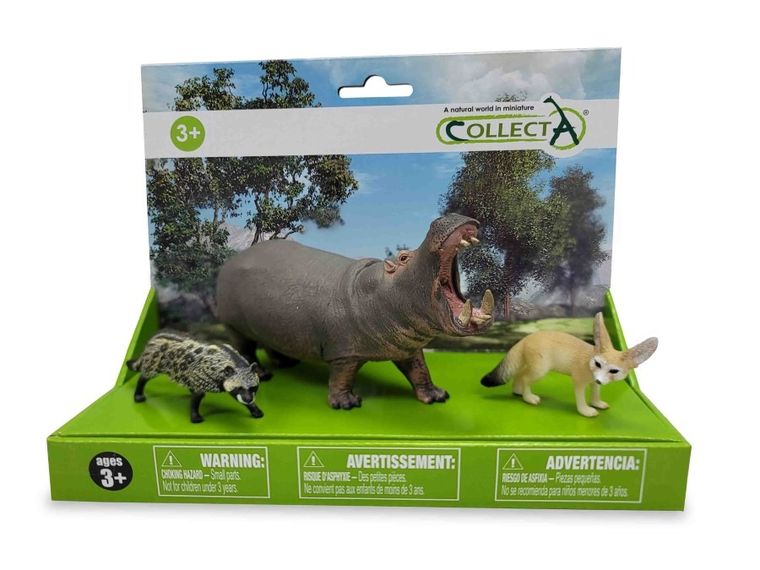 Collecta, Dzikie zwierzęta, zestaw 3 figurek