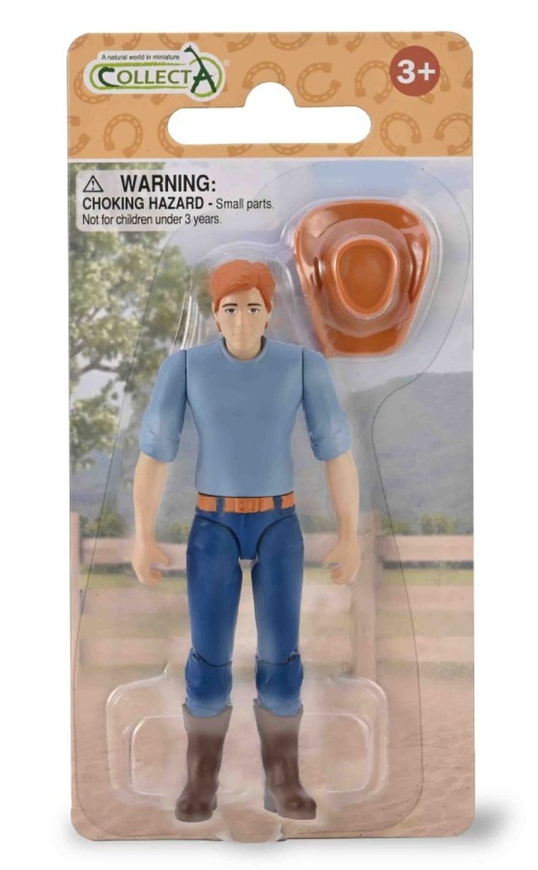 Collecta, Hobbtystyczna dżokejka z kapeluszem kowbojskim, figurka, 84280