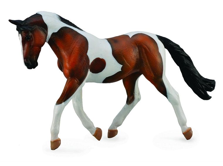 Collecta, Koń Rasy Pinto maści gniadej, figurka, 88691