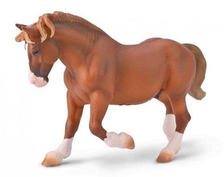 Collecta, Ogier Bretoński maści kasztanowej, figurka