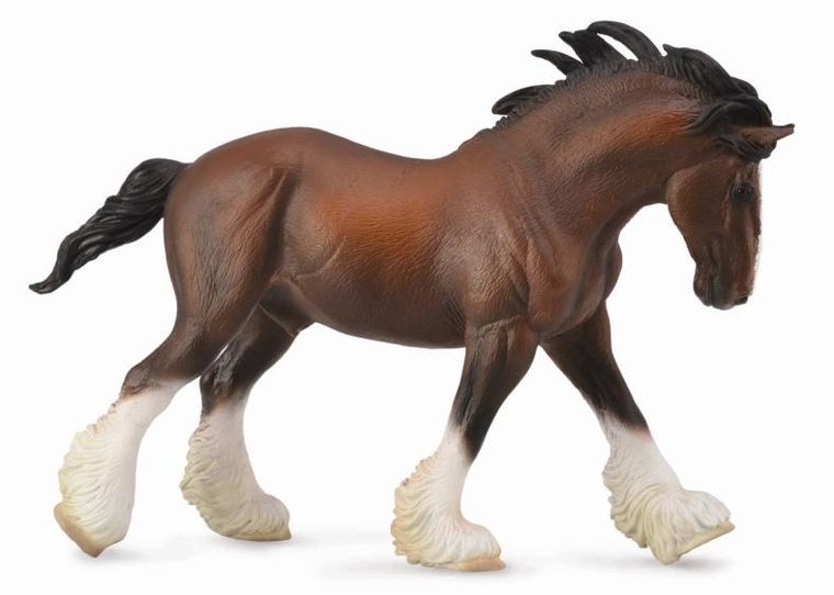 Collecta, Ogier Clydesdale maści gniadej, figurka, 88621