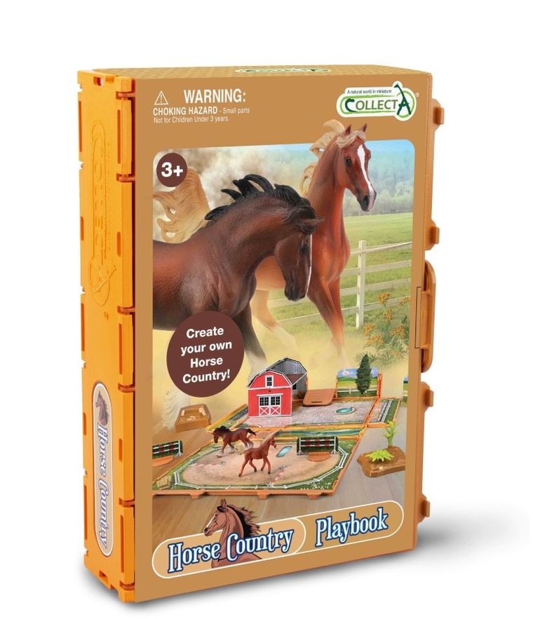 Collecta, Playbook, Konie, zestaw z fiurkami, A1217