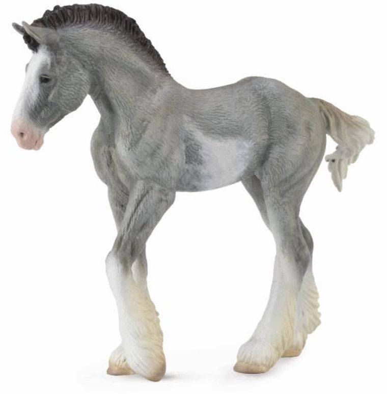 Collecta, Źrebię Clydesdale Black Sabino Roan, figurka, 88626