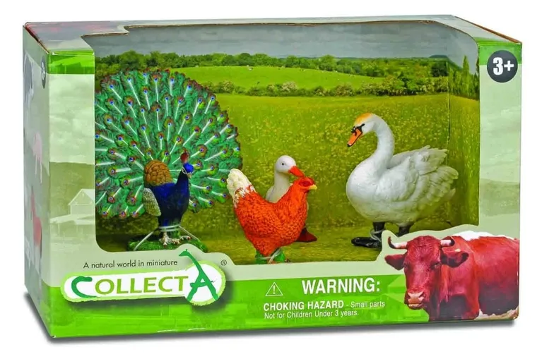 Collecta, zwierzęta z farmy, zestaw figurek, 4 szt.