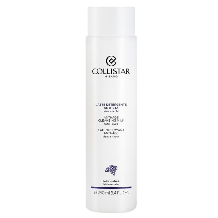 Collistar, Anti-Age Cleansing Milk, przeciwstarzeniowe mleczko oczyszczające do twarzy i oczu, 250 ml