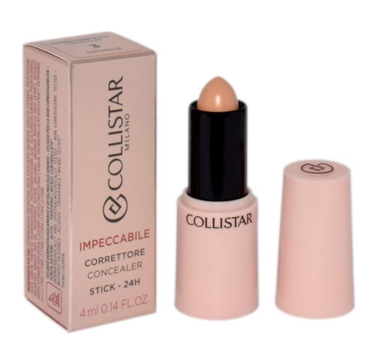Collistar, Impeccabile Concealler Stick 24h, korektor w sztyfcie, 3 Natural, 4 ml