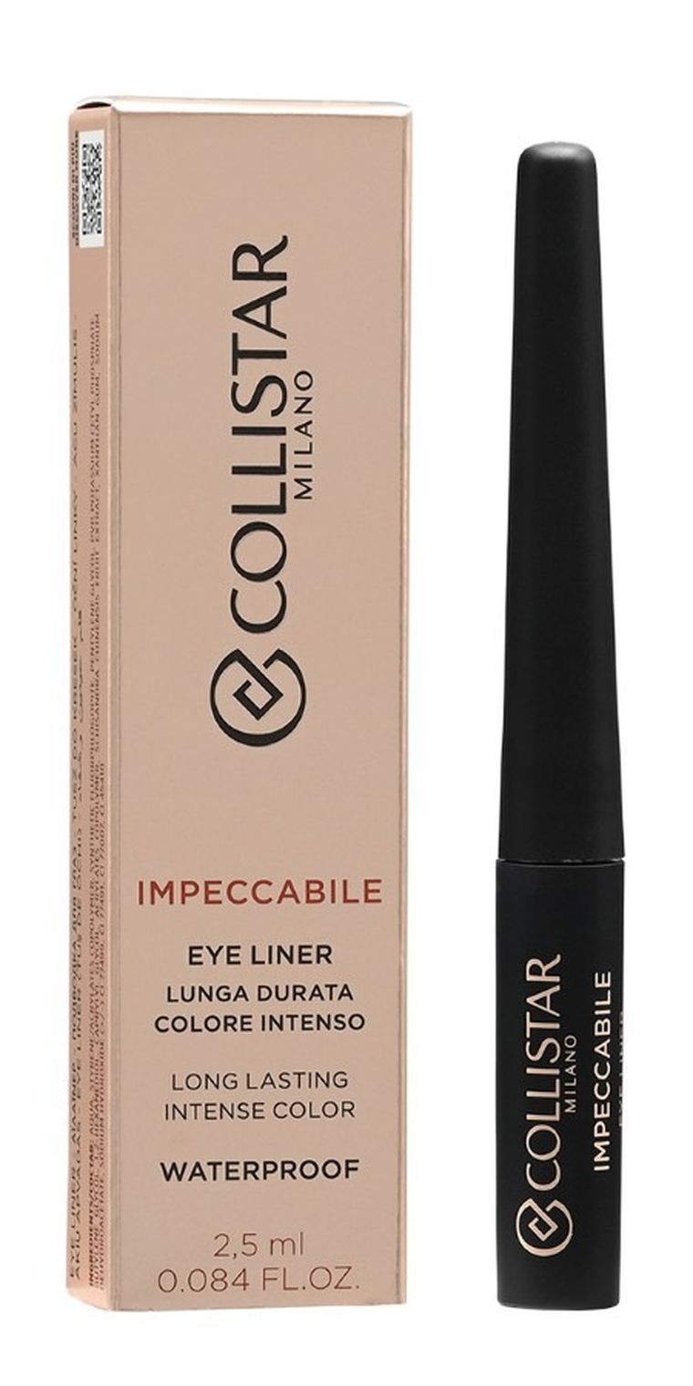 Collistar, Impeccable Eye Liner, wodoodporny eyeliner do oczu, N° 1 extra black, 2.5 ml