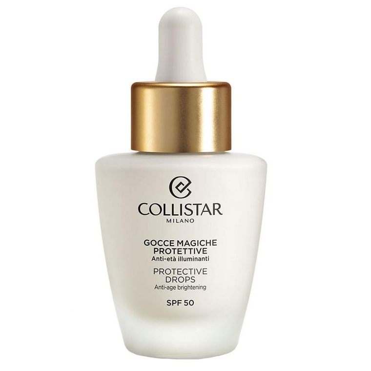 Collistar, Protective Drops SPF50, rozświetlające serum do twarzy, 30 ml